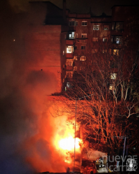 Incendio en una vivienda abandonada de la capital 