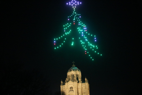 El cielo de Guadalajara se viste de Navidad este sábado y domingo con exhibiciones de drones