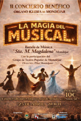 Mondéjar acoge este sábado el concierto benéfico “La Magia del Musical”