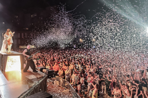 Más de 12.000 personas convierten el concierto de la Orquesta Panorama en una espectacular víspera de la Antigua