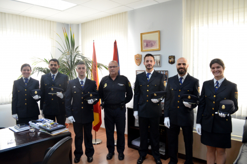 Seis policías nacionales en prácticas se han formado en la Comisaría de Guadalajara
