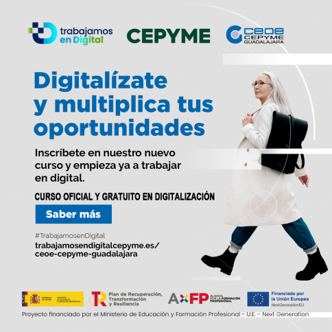 CEOE-Cepyme formará gratuitamente sobre ‘Digitalización aplicada al sector productivo’