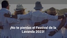 Taburete y Víctor Manuel en el festival de la lavanda de Brihuega