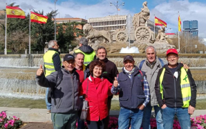 Agricultores de la provincia, en Madrid