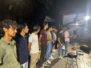 Bajo la sombra de Manolete, los chicos del CITAR pregonan las fiestas en Fuentelencina