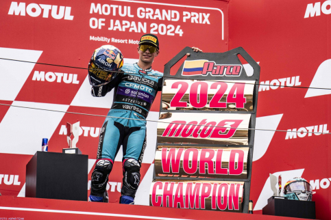 David Alonso, campeón del mundo de Moto 3