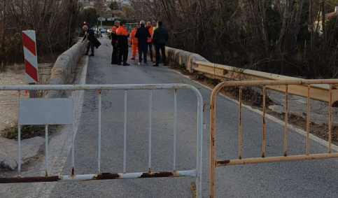 Cortado el acceso a la provincia desde Ambite de Tajuña