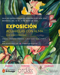 Inaugurada en Brihuega la exposición 'Acuarelas con alma' de Anne d'Orléans