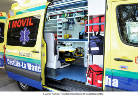  Herida una trabajadora tras sufrir un aplastamiento en un pie por una máquina en Quer