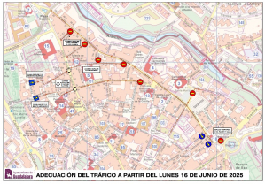 Corte de tráfico en por mejora del firme en la capital