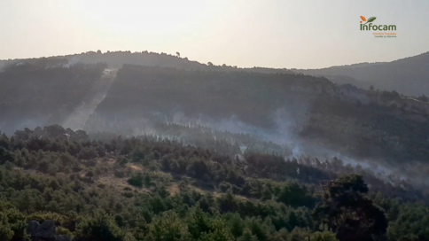 El incendio de La Huerce desciende a Nivel 0 y se reabre la CM-1006