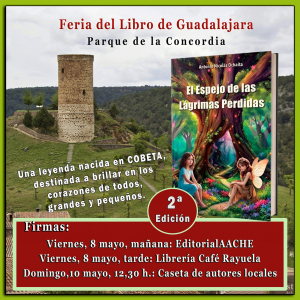 Antonio Nicolás Ochaíta firma El Espejo de las Lágrimas Perdidas en la Feria del Libro de Guadalajara